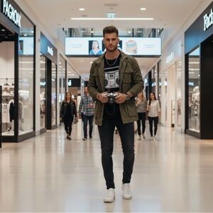 Zara Unisex Boombox Graphic T-Shirt Men’s Medium/Women’s Large